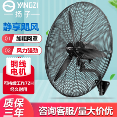 扬子牌挂壁扇大功率工业风扇强力电扇挂墙壁式家商用大风力FS-650壁扇